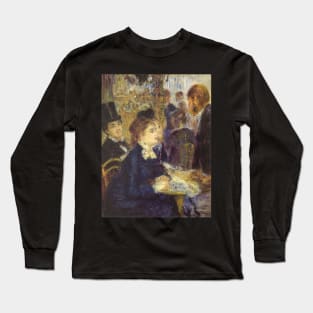 The Cafe by Pierre Renoir Long Sleeve T-Shirt